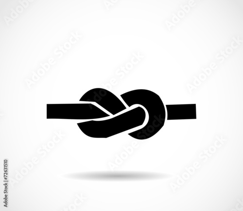 Knot icon vector