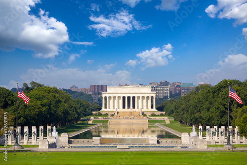 Canvas Print Abraham Lincoln Memorial, Washington DC, USA