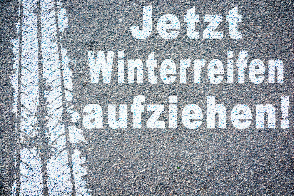 Fototapeta premium winterreifen