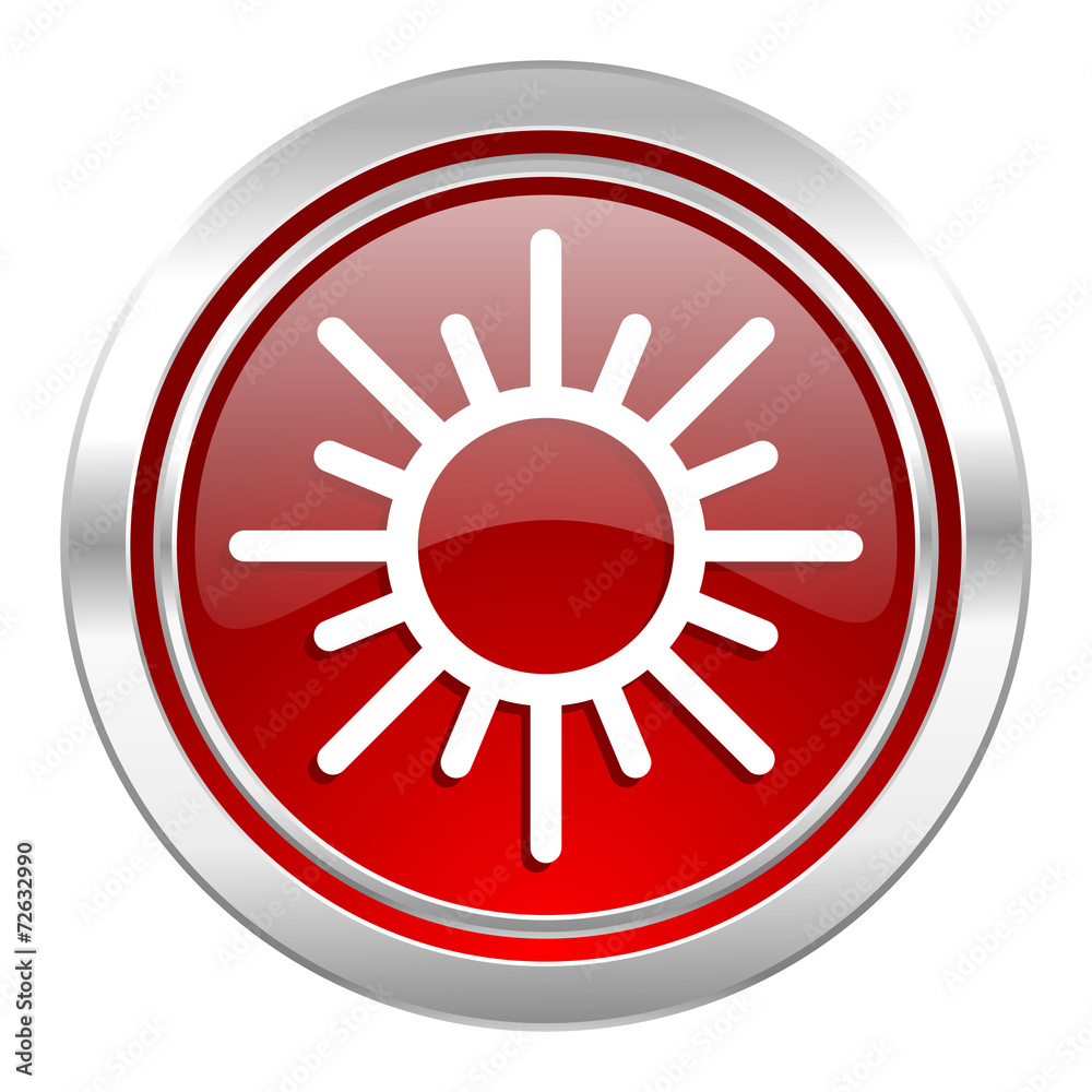 sun icon, waether forecast sign