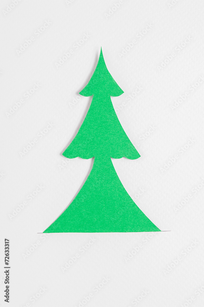 Christmas tree made of paper Christmas tree made of paper