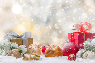 Abstract Christmas background