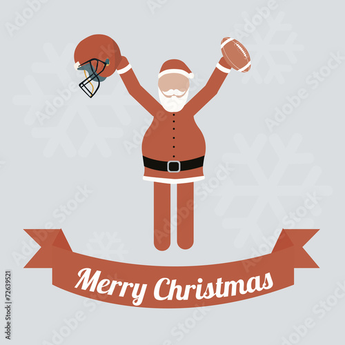 merry christmas over  color background