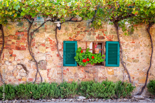 Beautiful porch decorated w...