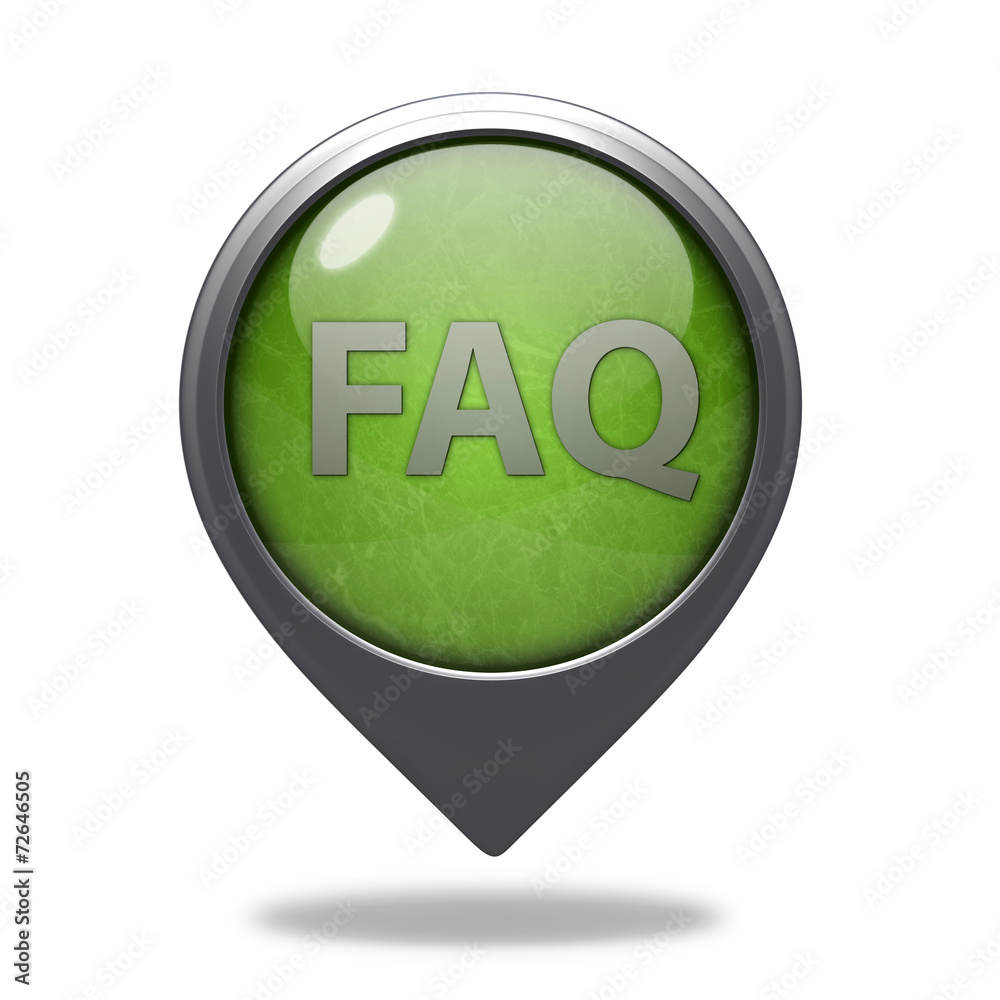 faq pointer icon on white background faq pointer icon on white background