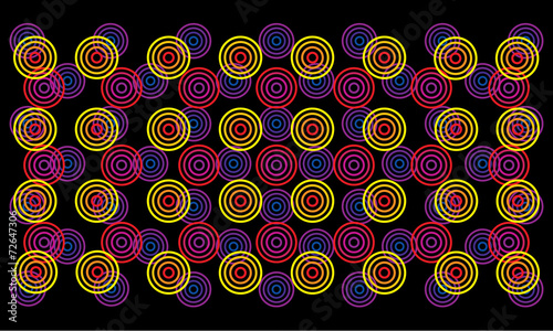 Multi-level floral stereogram