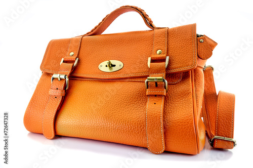 Handbag leather