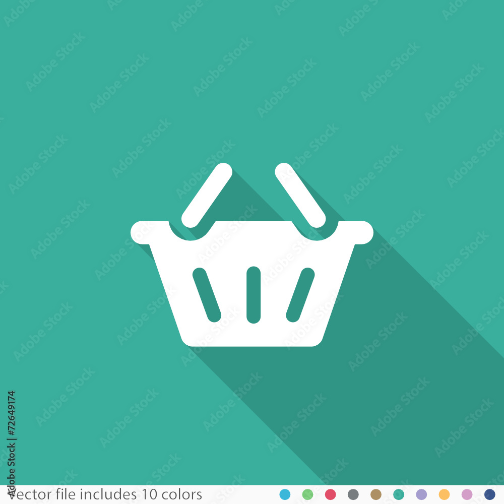 Flat Long Shadow Icon