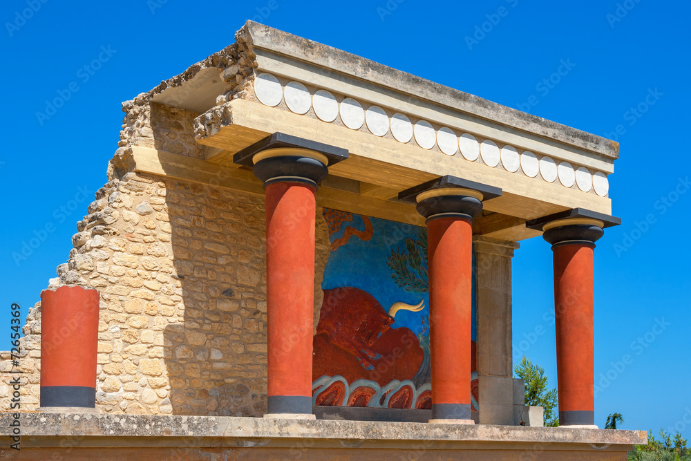 Palace of Knossos. Crete, Greece