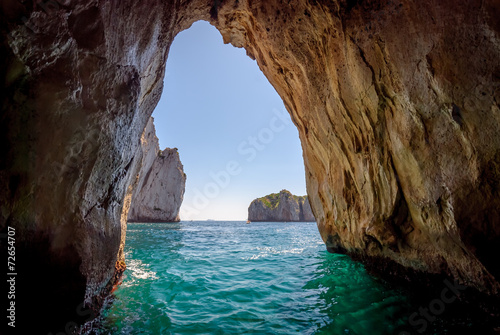 Capri blue grotto photo