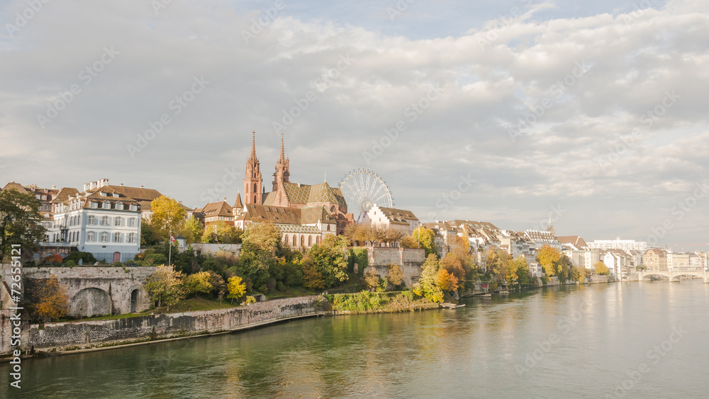 Basel, Altstadt, Rhein, Münster, Kirche, Schifflände, Schweiz