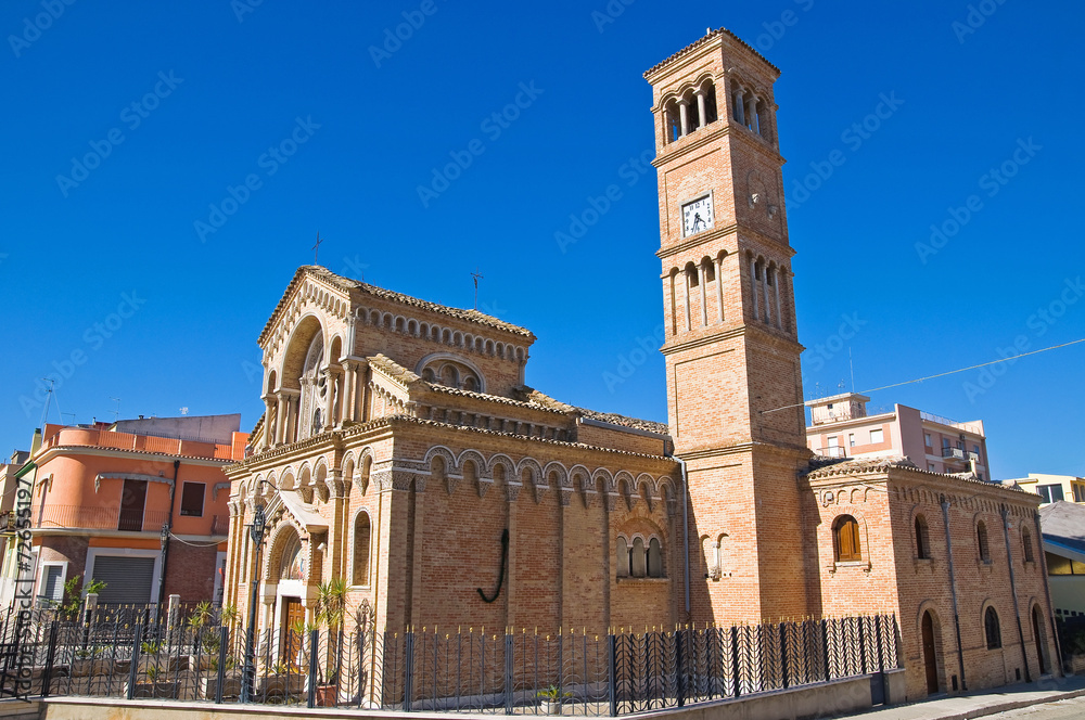 Church of Madonna della Fontana. Torremaggiore. Puglia. Italy.