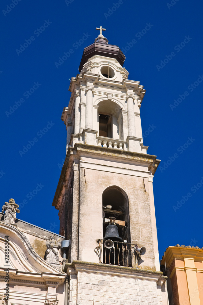 Church of Carmine. Torremaggiore. Puglia. Italy.