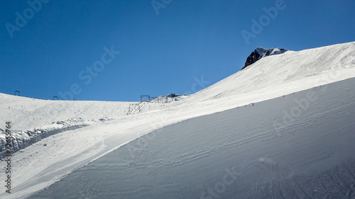 Snowboard and ski park at Kitzsteinhorn ski resort, Austria © kasjato