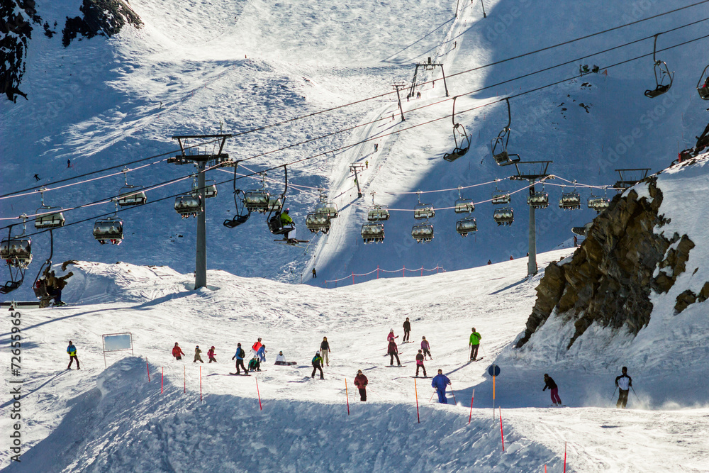 Kitzsteinhorn ski region in Austria Kitzsteinhorn ski region in Austria