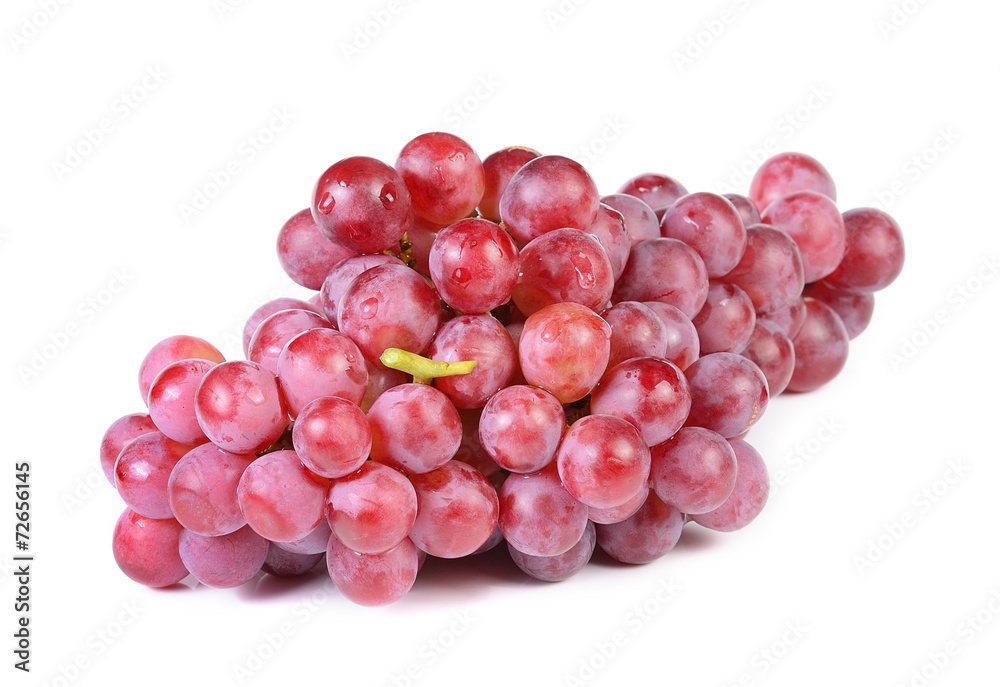 Fototapeta premium grapes isolated on over white background