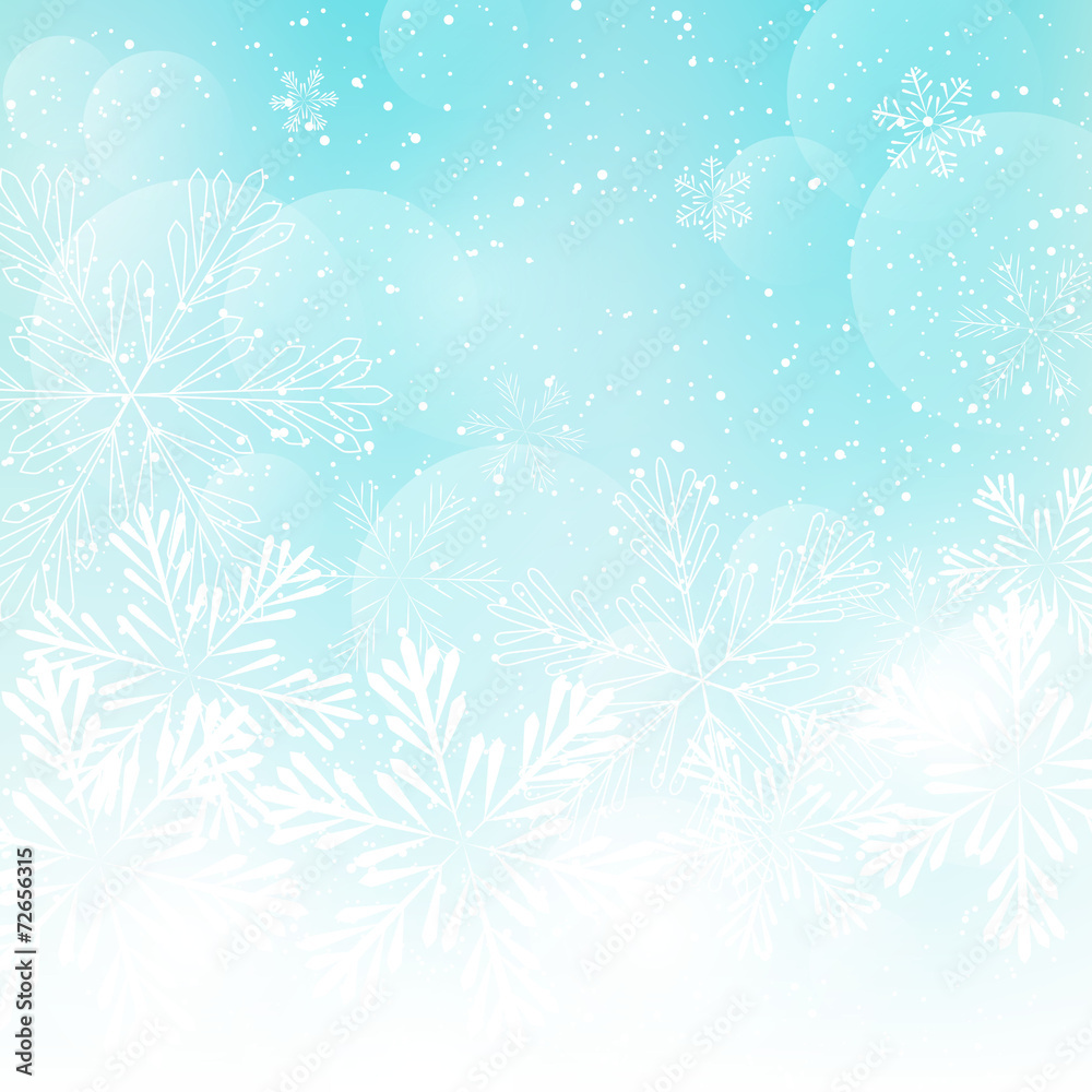 Christmas background with white snowflakes Christmas background with white snowflakes