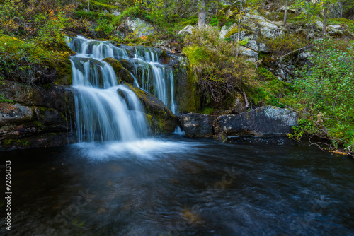 Wild waterfall
