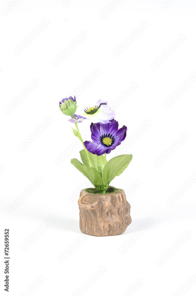 Naklejka premium Bouquet flowers isolated on white