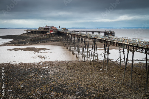 Birnbeck Pier  Weston super Mare  England