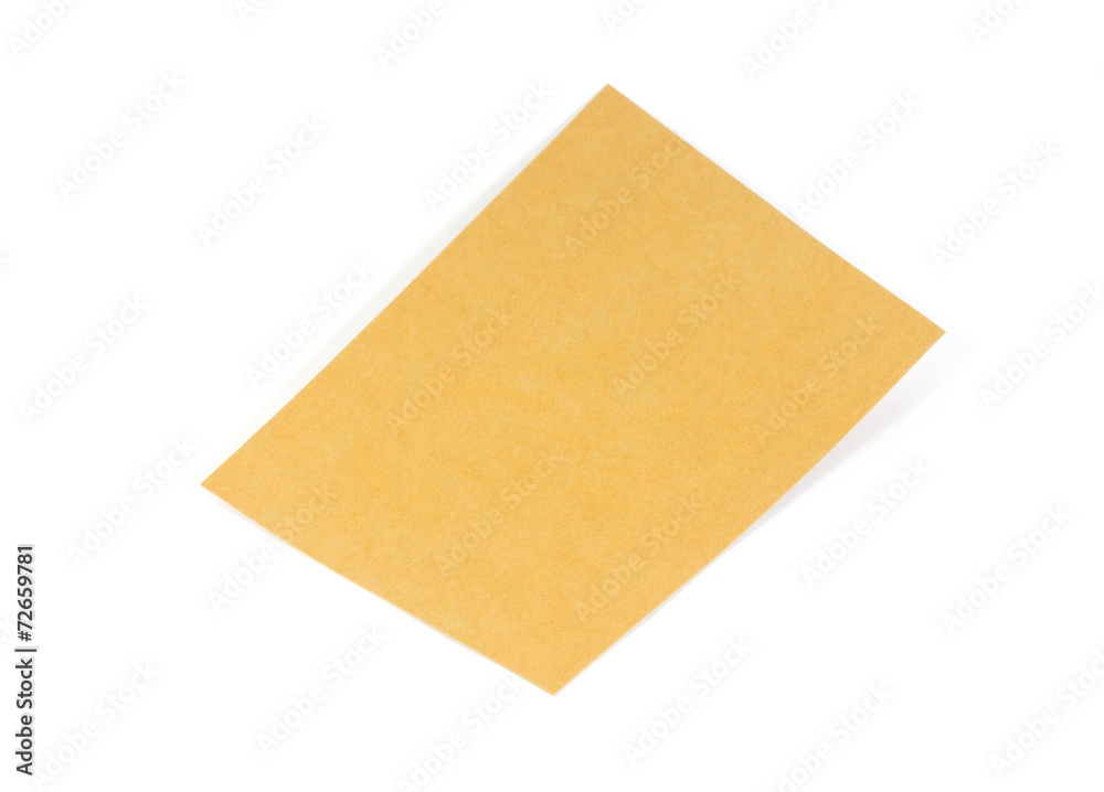 Paper envelopes isolated on white