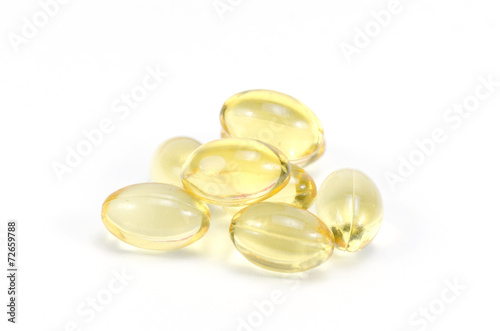 Omega3 capsules - fish shape