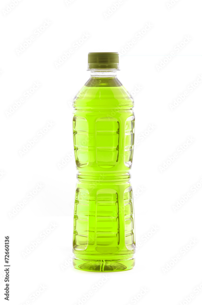 Tea bottle isolated white background Tea bottle isolated white background