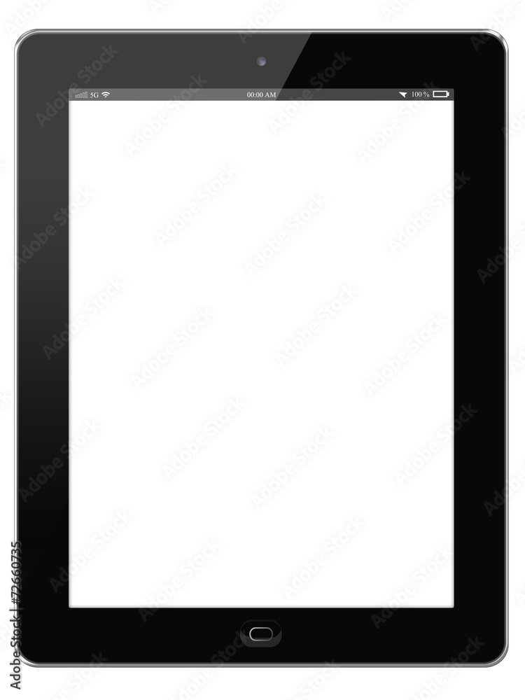 Tablet pc computer with blank screen Tablet pc computer with blank screen