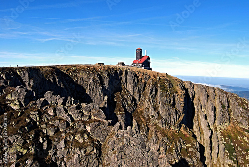 Sniezne jamy in Krkonose mountains photo