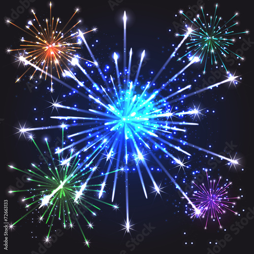 Colourful Fireworks