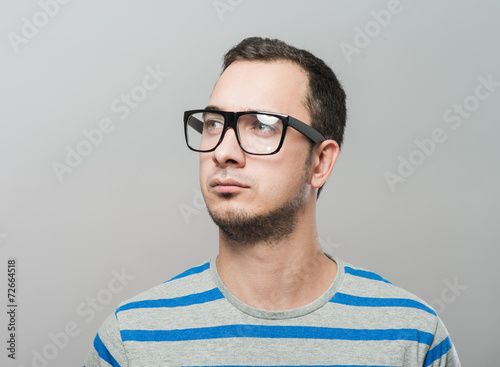 young business man thinking