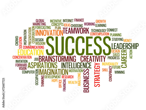 success word cloud