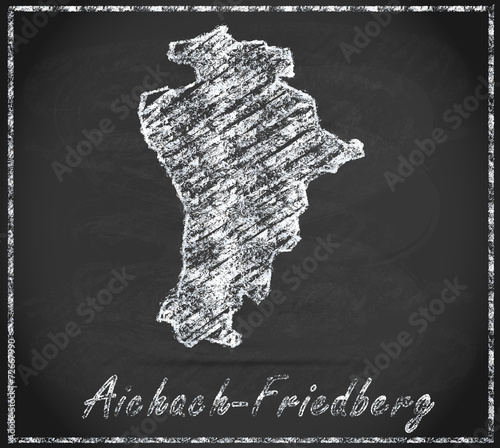 Karte von Aichach-Friedberg photo