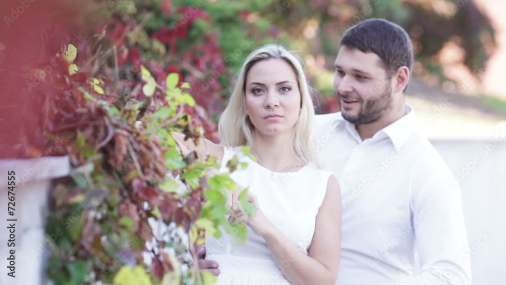 Couple playing surprises Couple playing surprises