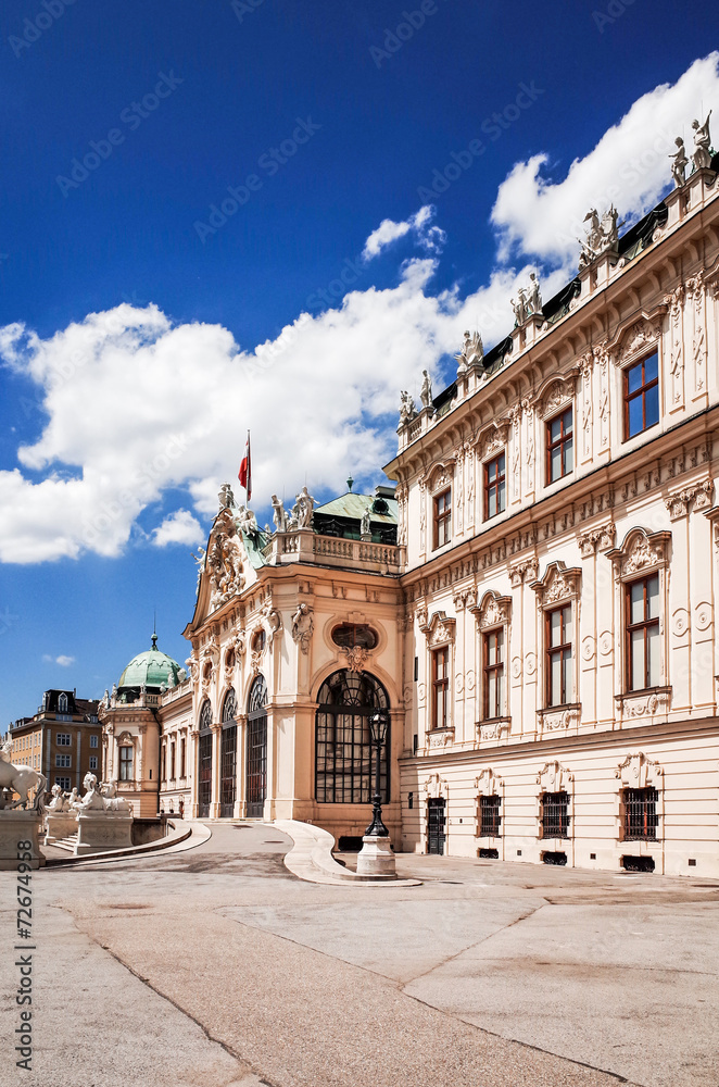 Belvedere is a historic building complex in Vienna, Austria