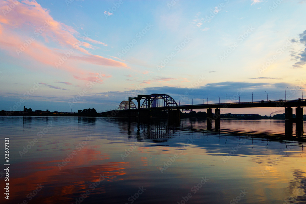 bridge over dvina