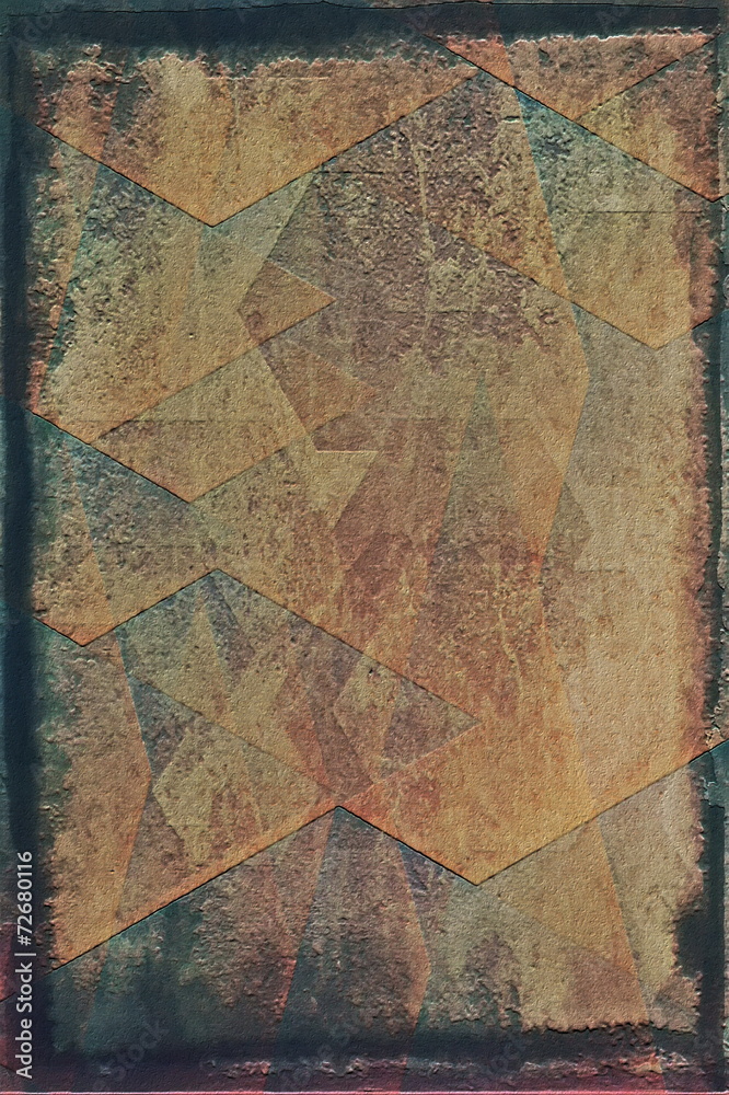 Abstract grunge colorful paper background, cubism Abstract grunge colorful paper background, cubism