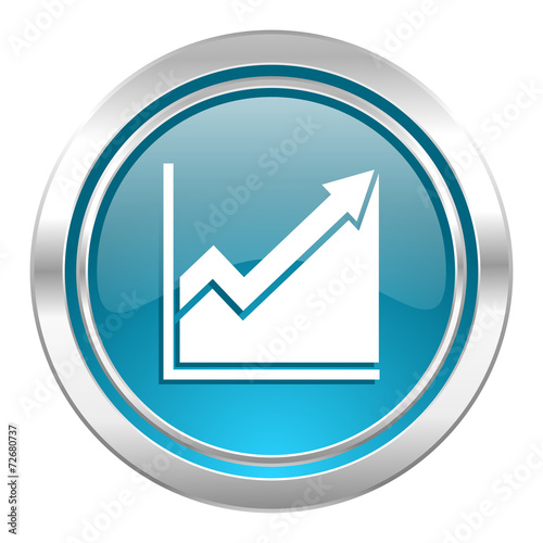 histogram icon, stock sign