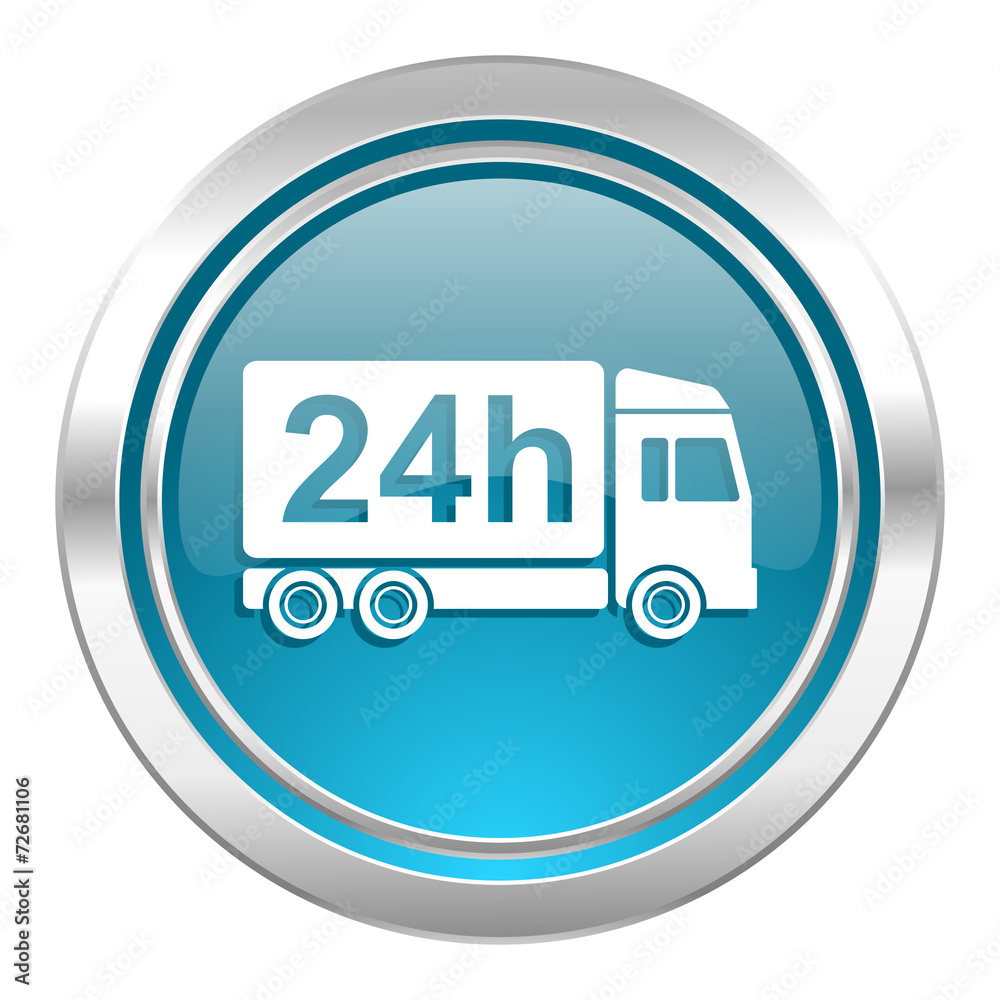 delivery icon, 24h shipping sign delivery icon, 24h shipping sign
