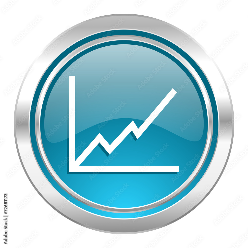 chart icon, stock sign chart icon, stock sign