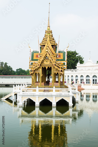 The Phra Thinang Aisawan Thiphya-Art Pavilion at Bang Pa-In Pala photo