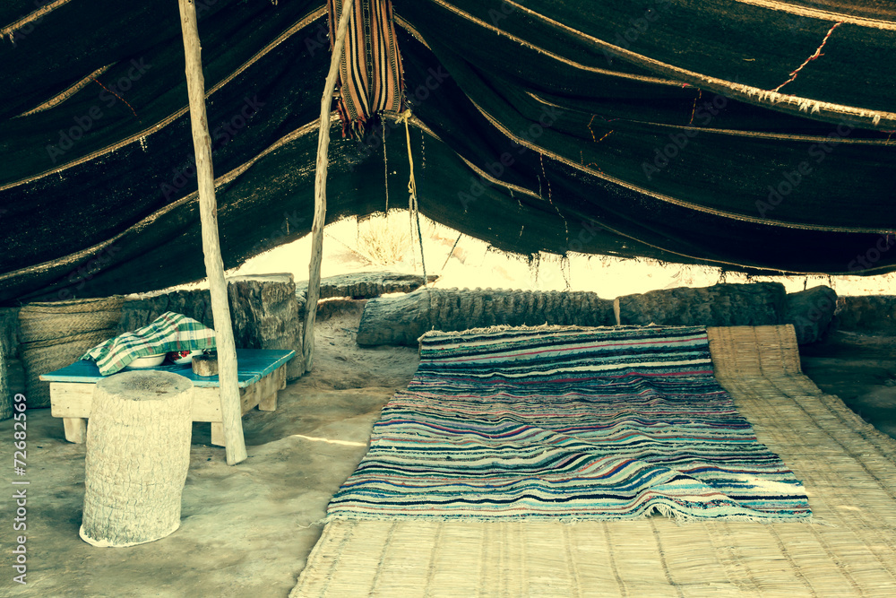A Berber tent in Matmata, Tunisia