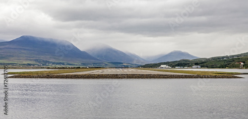 Akureyri Iceland panoramic landscape
