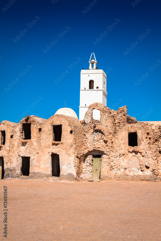 Medenine (Tunisia) : traditional Ksour (Berber Fortified Granary