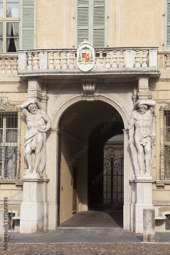 Castiglioni palace, Sordello square, Mantova, Lombardy, Italy