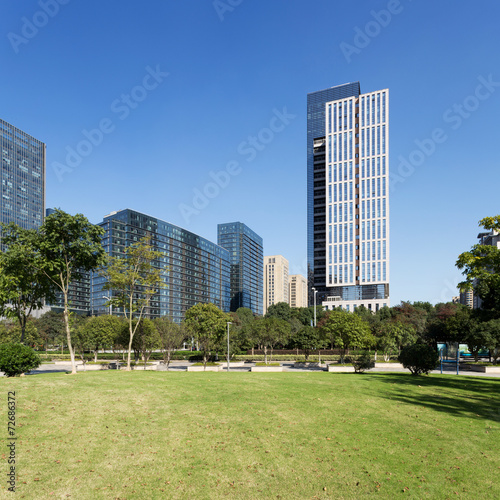 modern cityscape and office building © zhu difeng