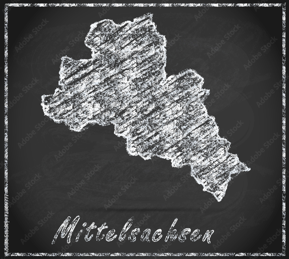Karte von Mittelsachsen