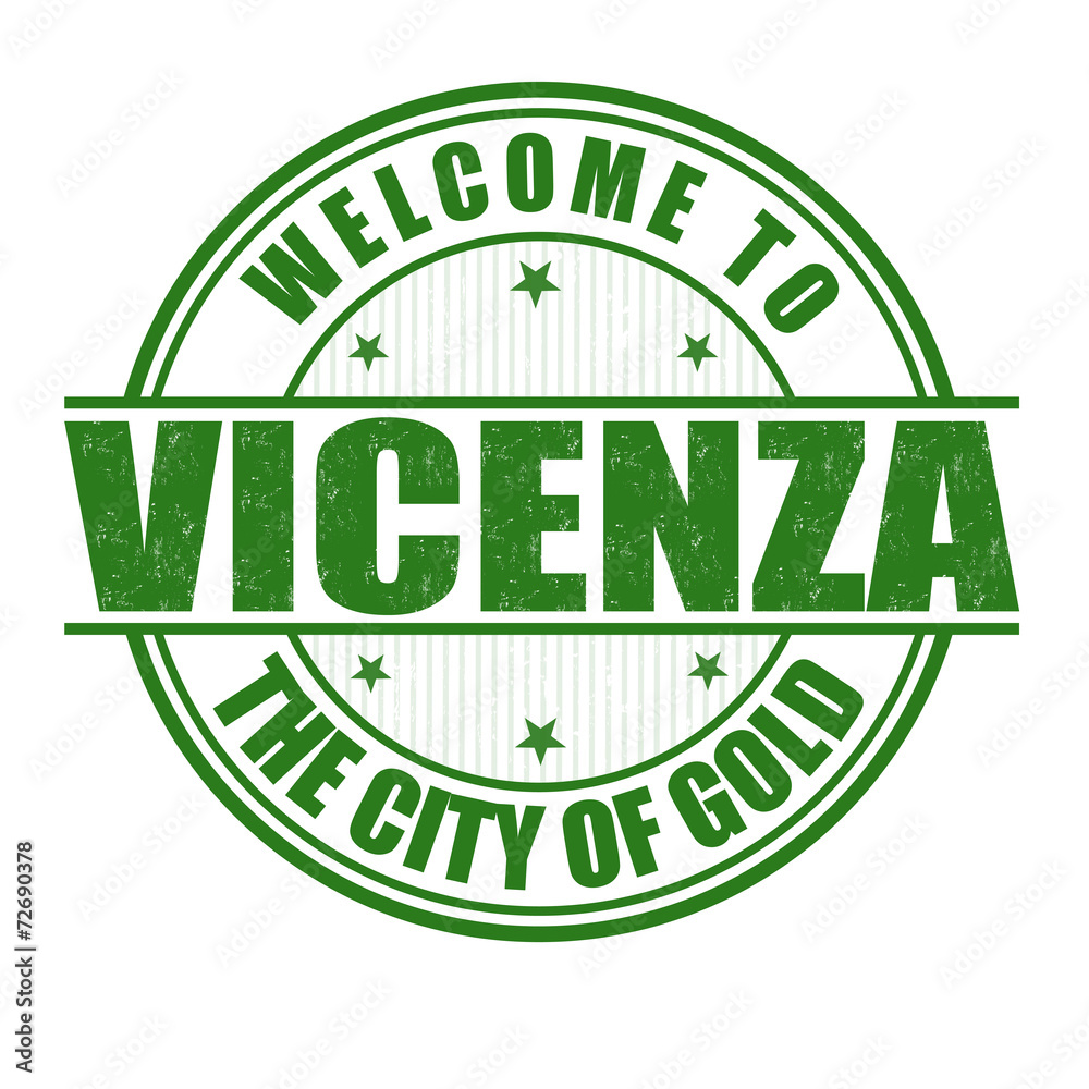 Welcome to Vicenza stamp Welcome to Vicenza stamp
