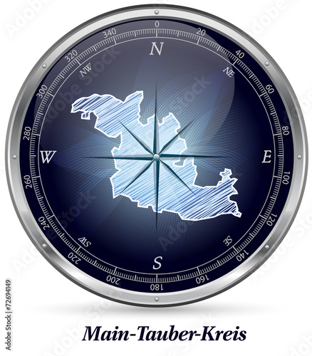 Karte von Main-Tauber-Kreis