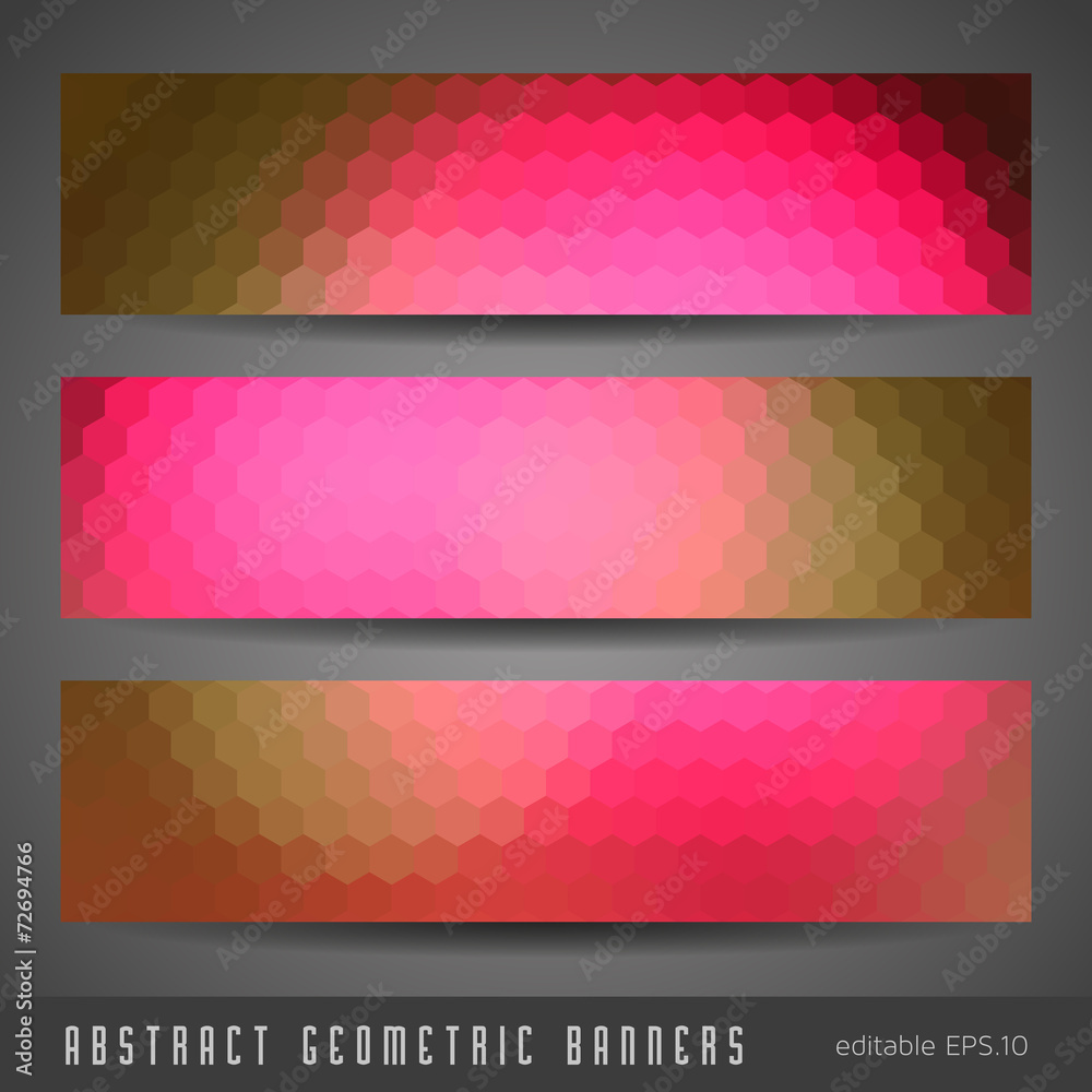 Fototapeta premium abstract geometric hexagon backgrounds